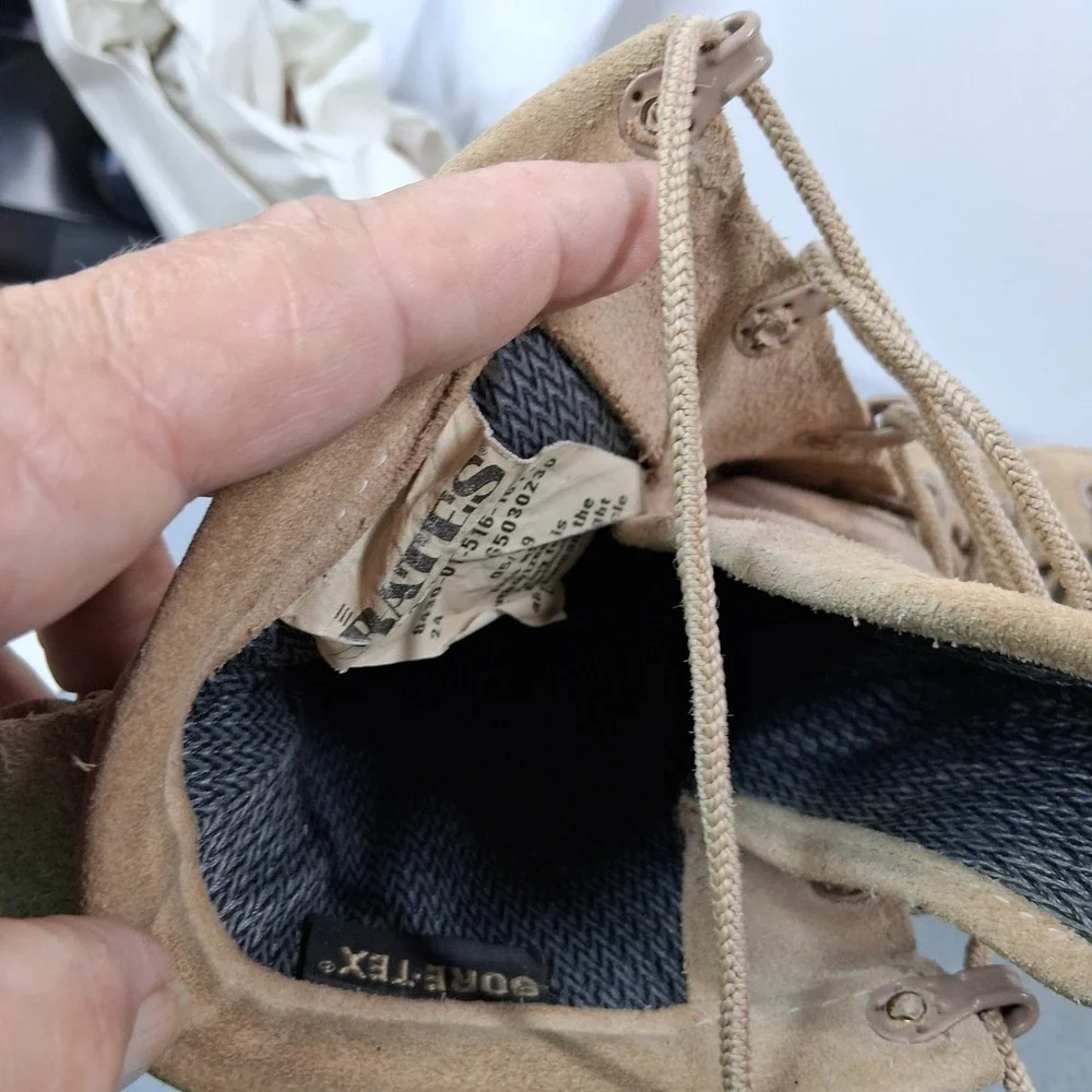 Bates E33500A US Army Flight Combat Vehicle Crewman Boots Mens 7 XW